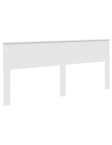 Testiera con testiera Bianco Lucido 200 cm Legno multistrato
