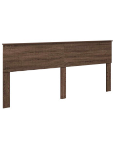 Testiera con testiera Rovere Marrone 200 cm Legno multistrato 2