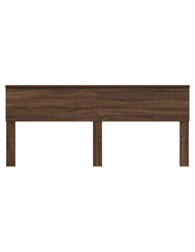 Testiera con testiera Rovere Marrone 200 cm Legno multistrato