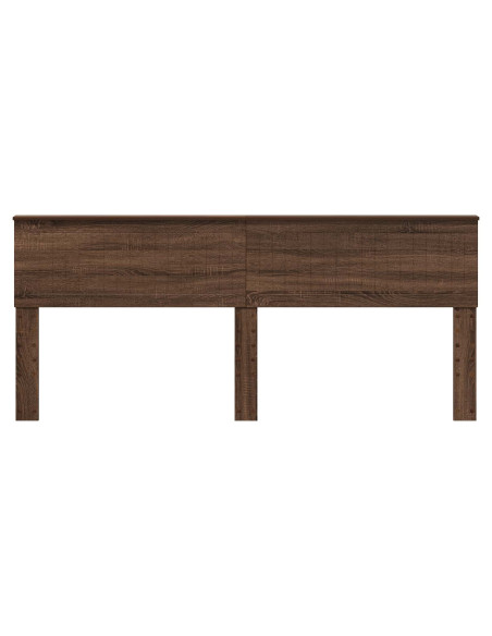 Testiera con testiera Rovere Marrone 200 cm Legno multistrato