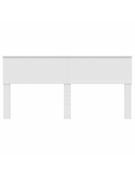 Testiera con testiera Bianco 180 cm Legno multistrato