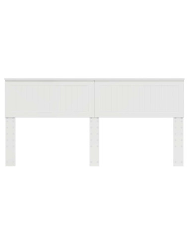Testiera con testiera Bianco Lucido 180 cm Legno multistrato