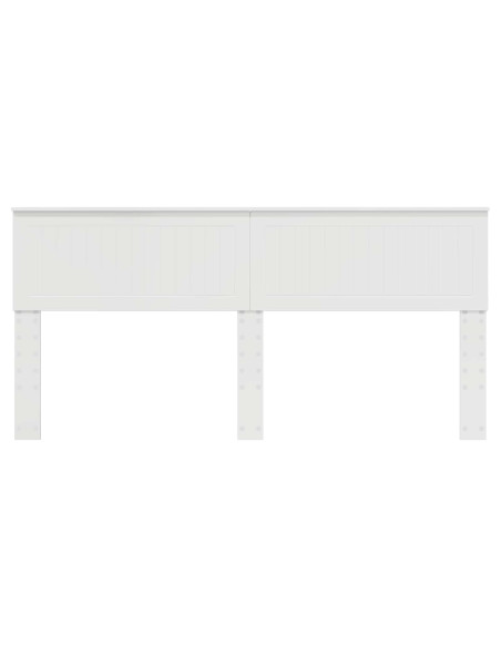 Testiera con testiera Bianco Lucido 180 cm Legno multistrato