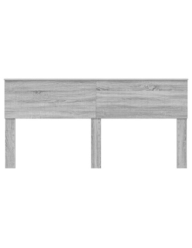 Testiera con testiera Grigio Sonoma 180 cm Legno multistrato