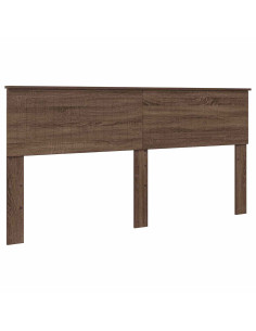 Testiera con testiera Rovere Marrone 180 cm Legno multistrato 2