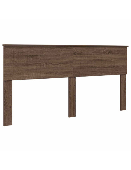 Testiera con testiera Rovere Marrone 180 cm Legno multistrato
