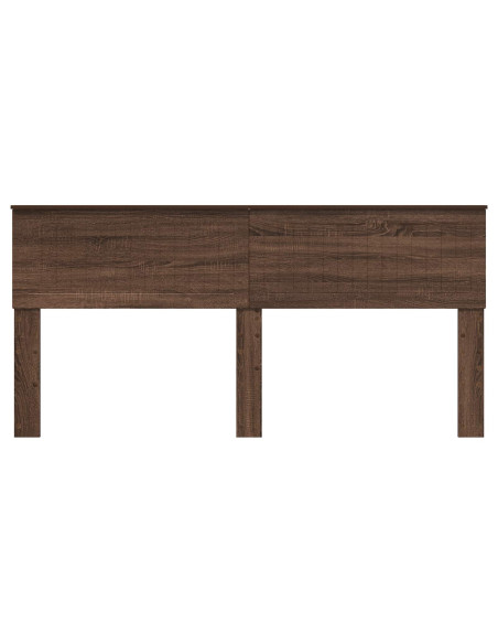 Testiera con testiera Rovere Marrone 180 cm Legno multistrato