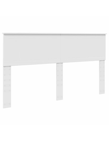 Testiera con testiera Bianco 160 cm Legno multistrato
