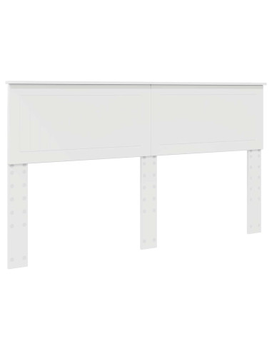 Testiera con testiera Bianco Lucido 160 cm Legno multistrato