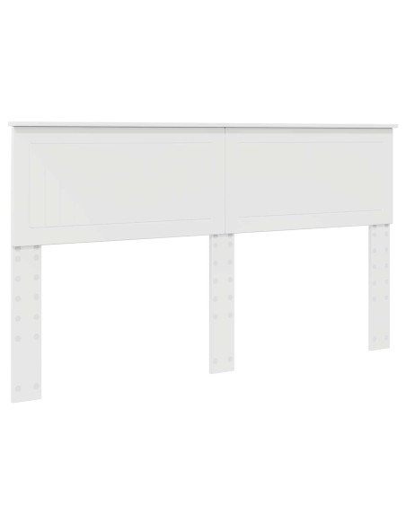 Testiera con testiera Bianco Lucido 160 cm Legno multistrato