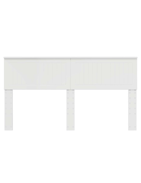 Testiera con testiera Bianco Lucido 160 cm Legno multistrato