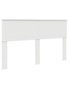 Testiera con testiera Bianco 150 cm Legno multistrato 2