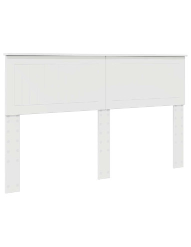 Testiera con testiera Bianco 150 cm Legno multistrato