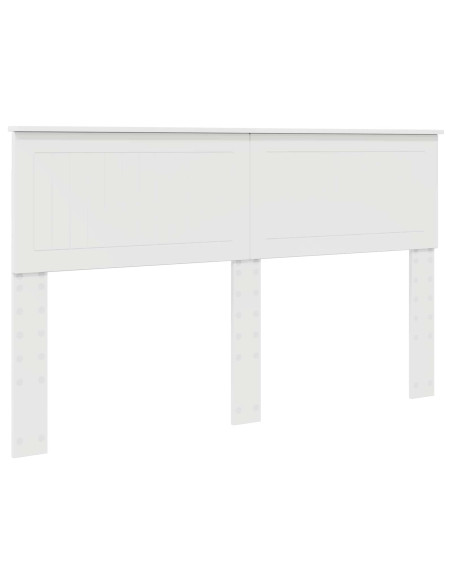 Testiera con testiera Bianco 150 cm Legno multistrato