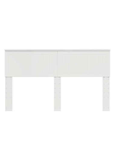 Testiera con testiera Bianco 150 cm Legno multistrato