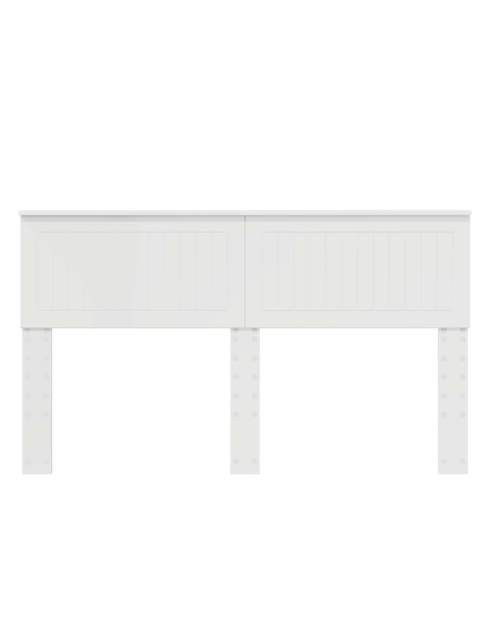 Testiera con testiera Bianco 150 cm Legno multistrato