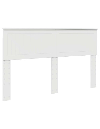 Testiera con testiera Bianco Lucido 150 cm Legno multistrato