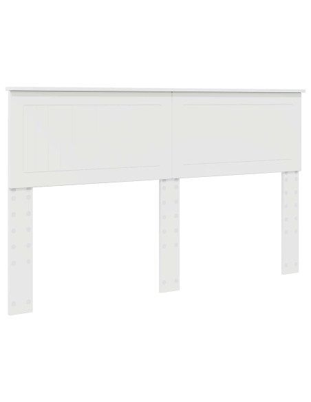 Testiera con testiera Bianco Lucido 150 cm Legno multistrato