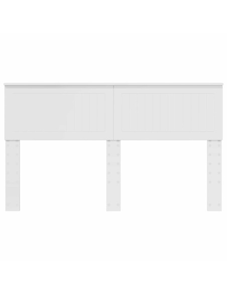 Testiera con testiera Bianco Lucido 150 cm Legno multistrato