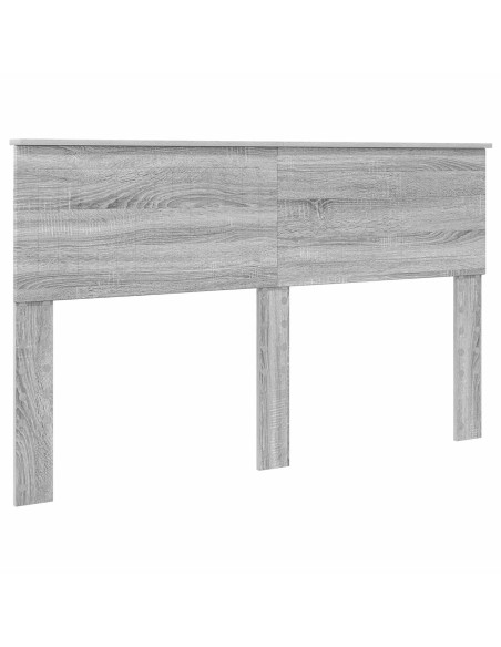Testiera con testiera Grigio Sonoma 150 cm Legno multistrato