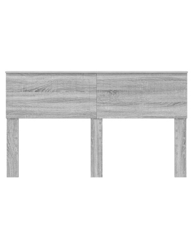 Testiera con testiera Grigio Sonoma 150 cm Legno multistrato