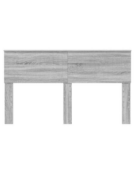 Testiera con testiera Grigio Sonoma 150 cm Legno multistrato