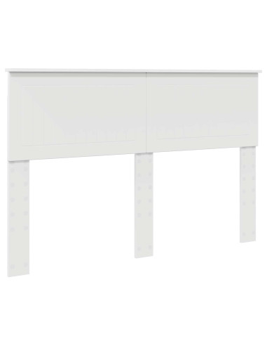 Testiera con testiera Bianco 140 cm Legno multistrato