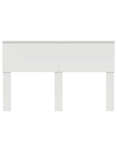 Testiera con testiera Bianco 140 cm Legno multistrato