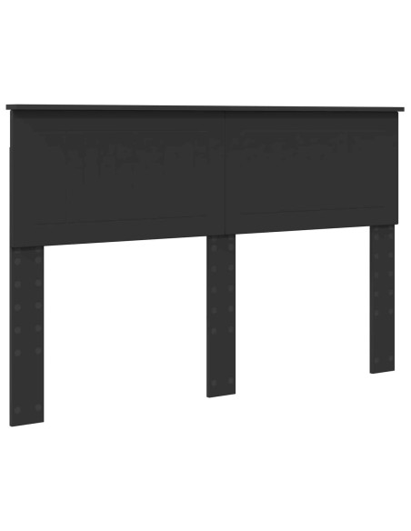 Testiera con testiera Rovere Nero 140 cm Legno multistrato