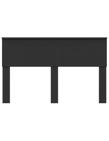 Testiera con testiera Rovere Nero 140 cm Legno multistrato