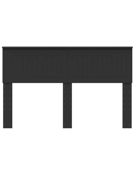 Testiera con testiera Rovere Nero 140 cm Legno multistrato