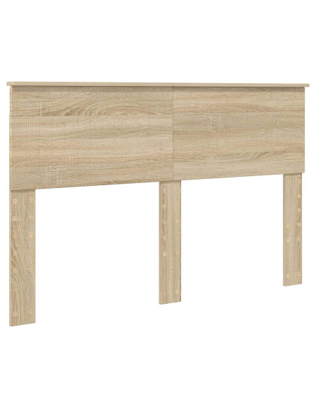 Testiera con testiera Rovere Sonoma 140 cm Legno multistrato