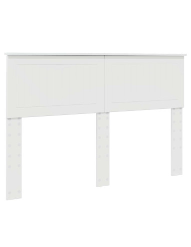 Testiera con testiera Bianco Lucido 140 cm Legno multistrato