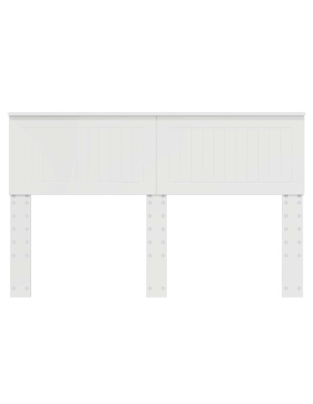 Testiera con testiera Bianco Lucido 140 cm Legno multistrato