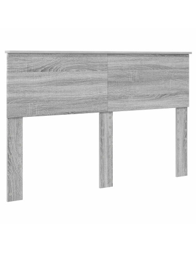 Testiera con testiera Grigio Sonoma 140 cm Legno multistrato