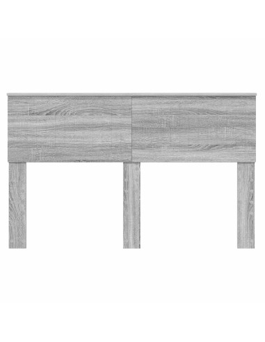 Testiera con testiera Grigio Sonoma 140 cm Legno multistrato