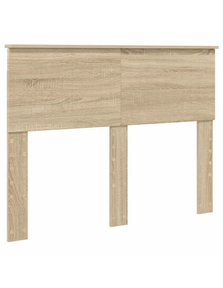 Testiera con testiera Rovere Sonoma 135 cm Legno multistrato