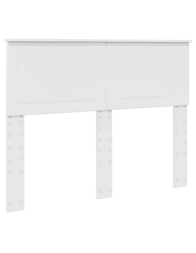 Testiera con testiera Bianco Lucido 135 cm Legno multistrato