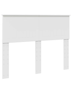 Testiera con testiera Bianco 120 cm Legno multistrato 2
