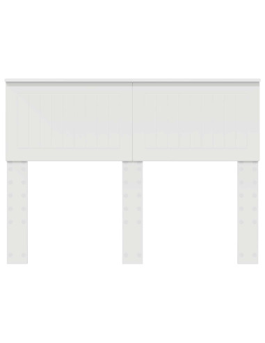 Testiera con testiera Bianco 120 cm Legno multistrato