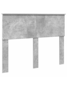 Testiera con testiera Grigio cemento 120 cm Legno multistrato 2