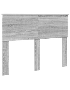 Testiera con testiera Grigio Sonoma 120 cm Legno multistrato 2