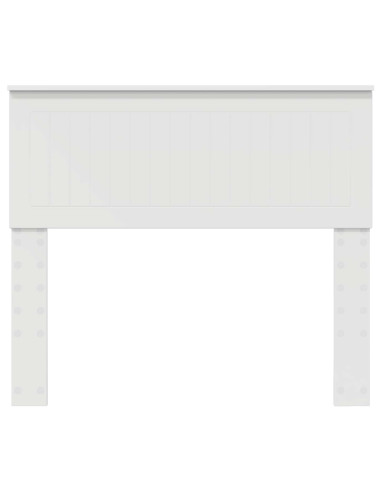 Testiera con testiera Bianco 100 cm Legno multistrato