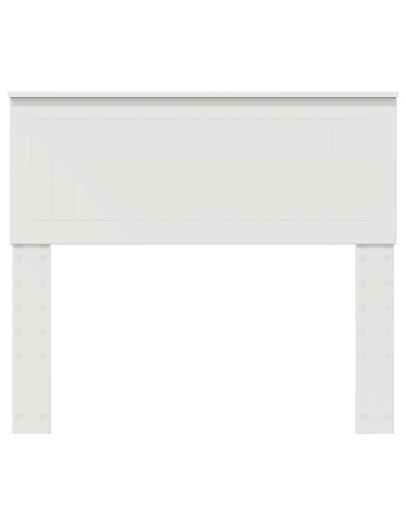 Testiera con testiera Bianco 100 cm Legno multistrato