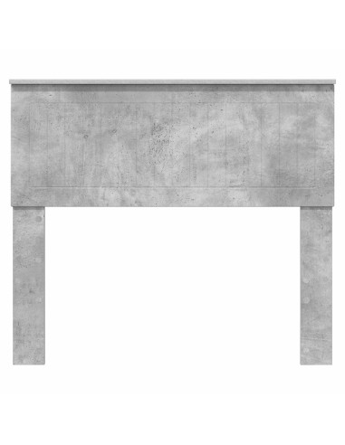 Testiera con testiera Grigio cemento 100 cm Legno multistrato