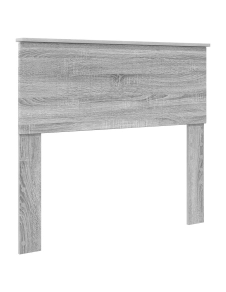 Testiera con testiera Grigio Sonoma 100 cm Legno multistrato