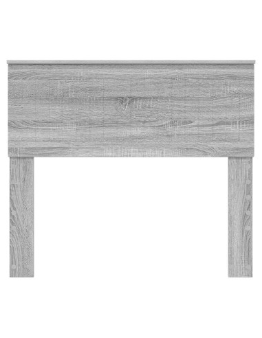 Testiera con testiera Grigio Sonoma 100 cm Legno multistrato