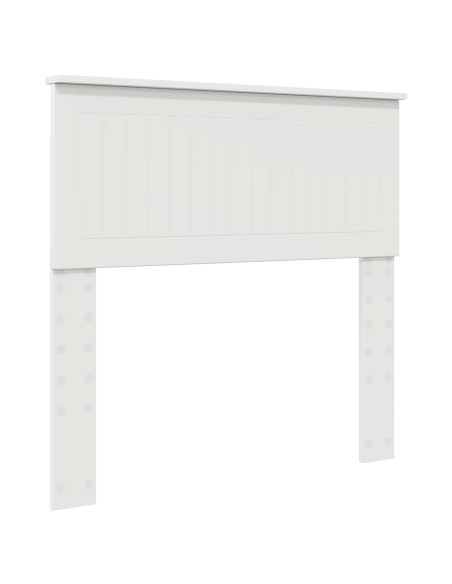 Testiera con testiera Bianco 90 cm Legno multistrato