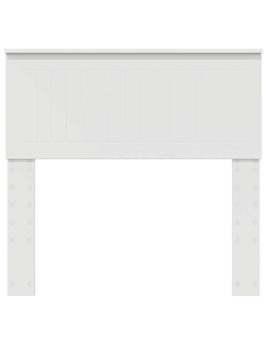 Testiera con testiera Bianco 90 cm Legno multistrato