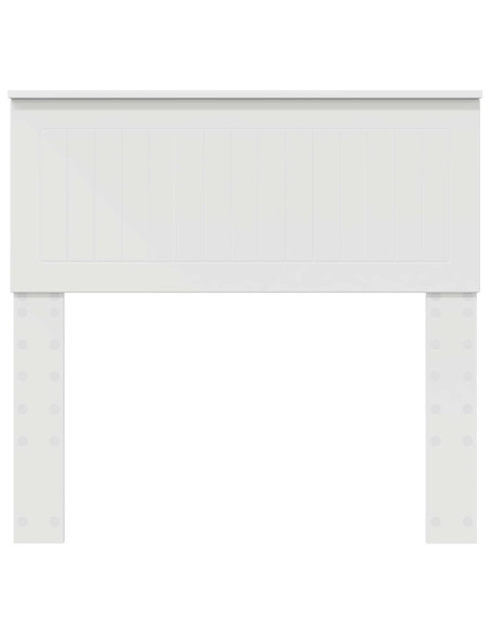 Testiera con testiera Bianco 90 cm Legno multistrato